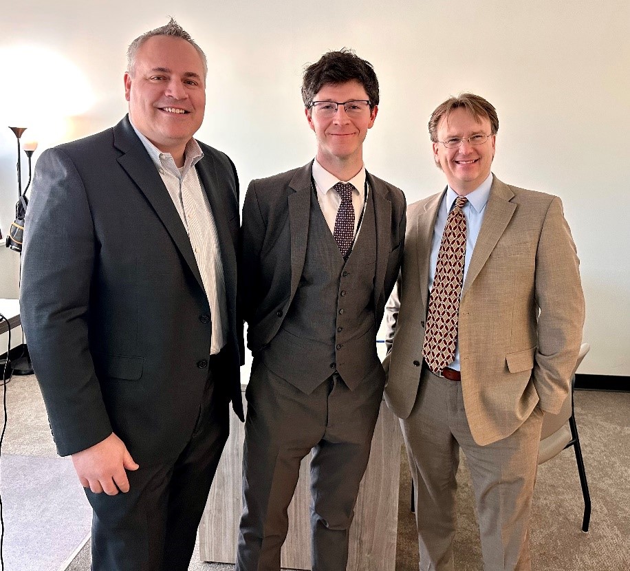 Attorney General Treg Taylor, Bethel DA Mark Clark, Deputy Attorney General John Skidmore